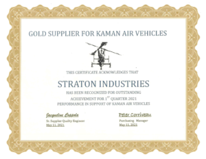Kaman Gold Supplier Award